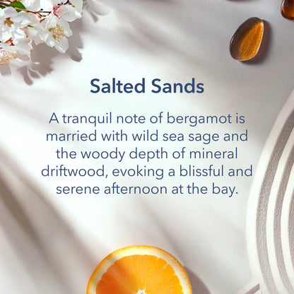 Salted Sands Large Candle 312g by CHESAPEAKE BAY at The British Vault