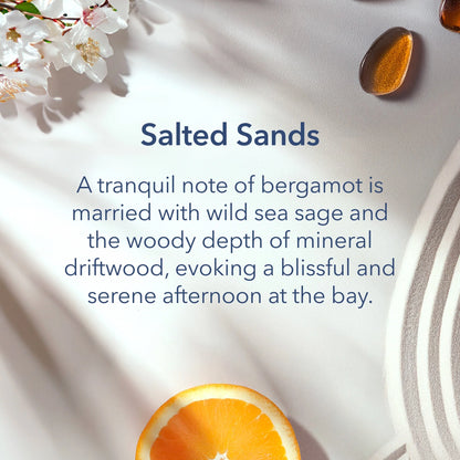 Salted Sands Medium Candle 227g by CHESAPEAKE BAY at The British Vault
