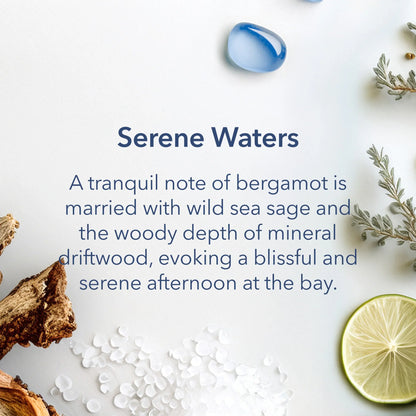 Serene Waters Medium Candle by CHESAPEAKE BAY at The British Vault