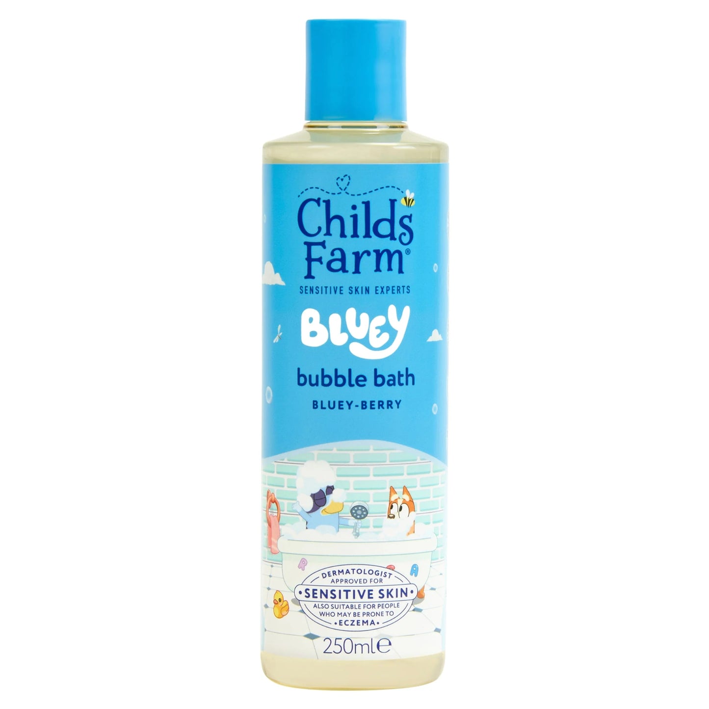 And Bluey, Bubble Bath, by CHILDS FARM