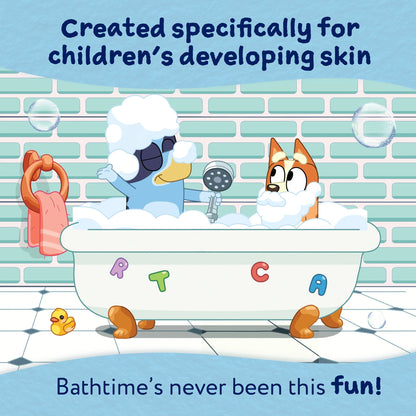 And Bluey, Bubble Bath, by CHILDS FARM