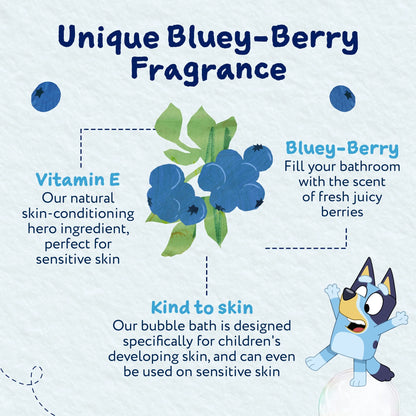And Bluey, Bubble Bath, by CHILDS FARM