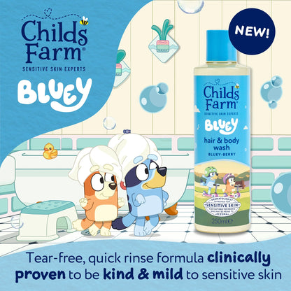 And Bluey, Hair & Body Wash, by CHILDS FARM
