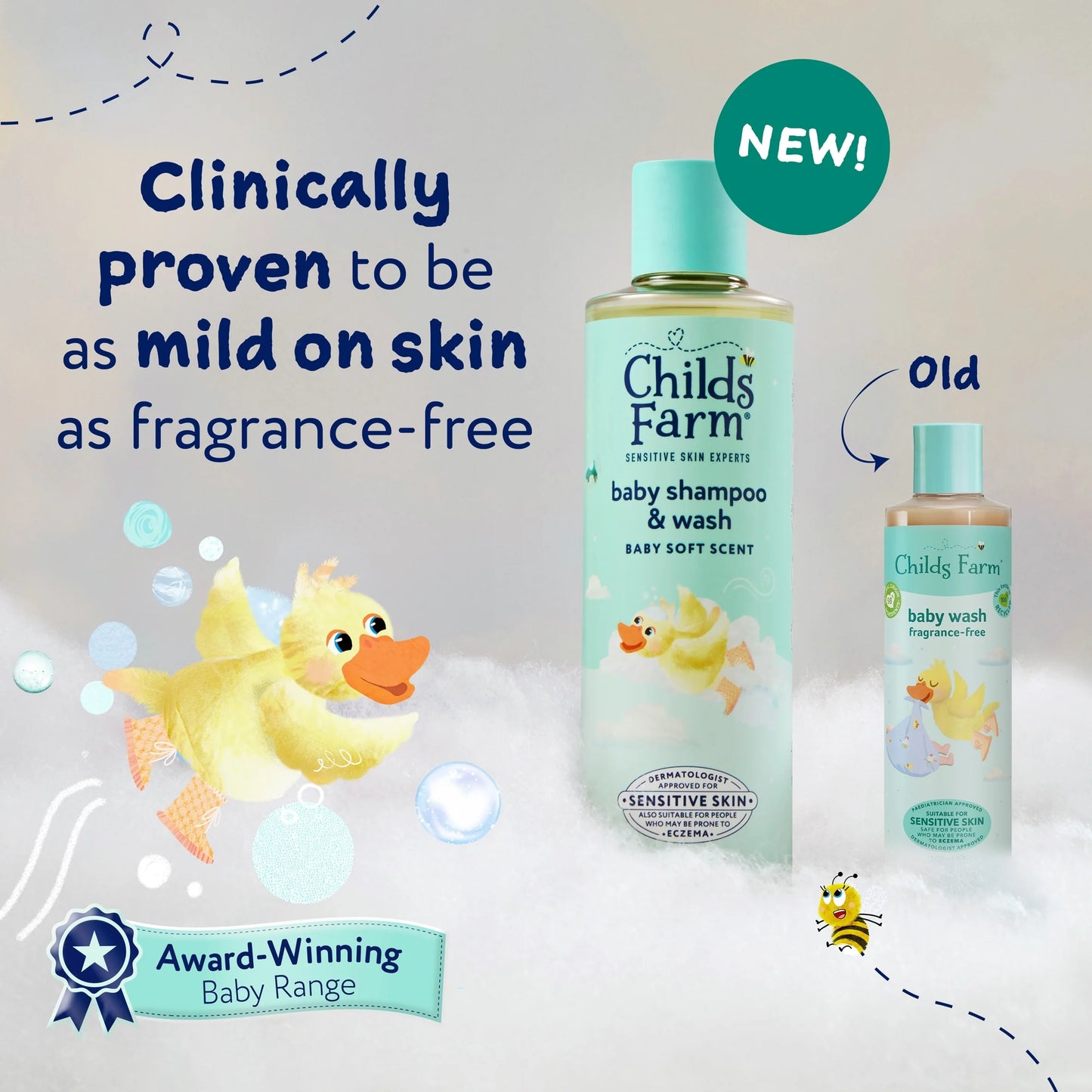Baby Shampoo & Body Wash Baby Soft Scent 250ml by CHILDS FARM