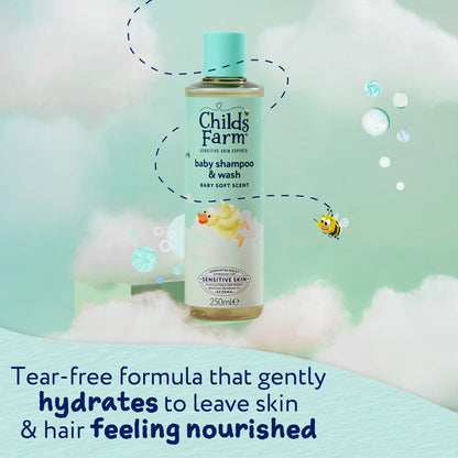 Baby Shampoo & Body Wash Baby Soft Scent 250ml by CHILDS FARM