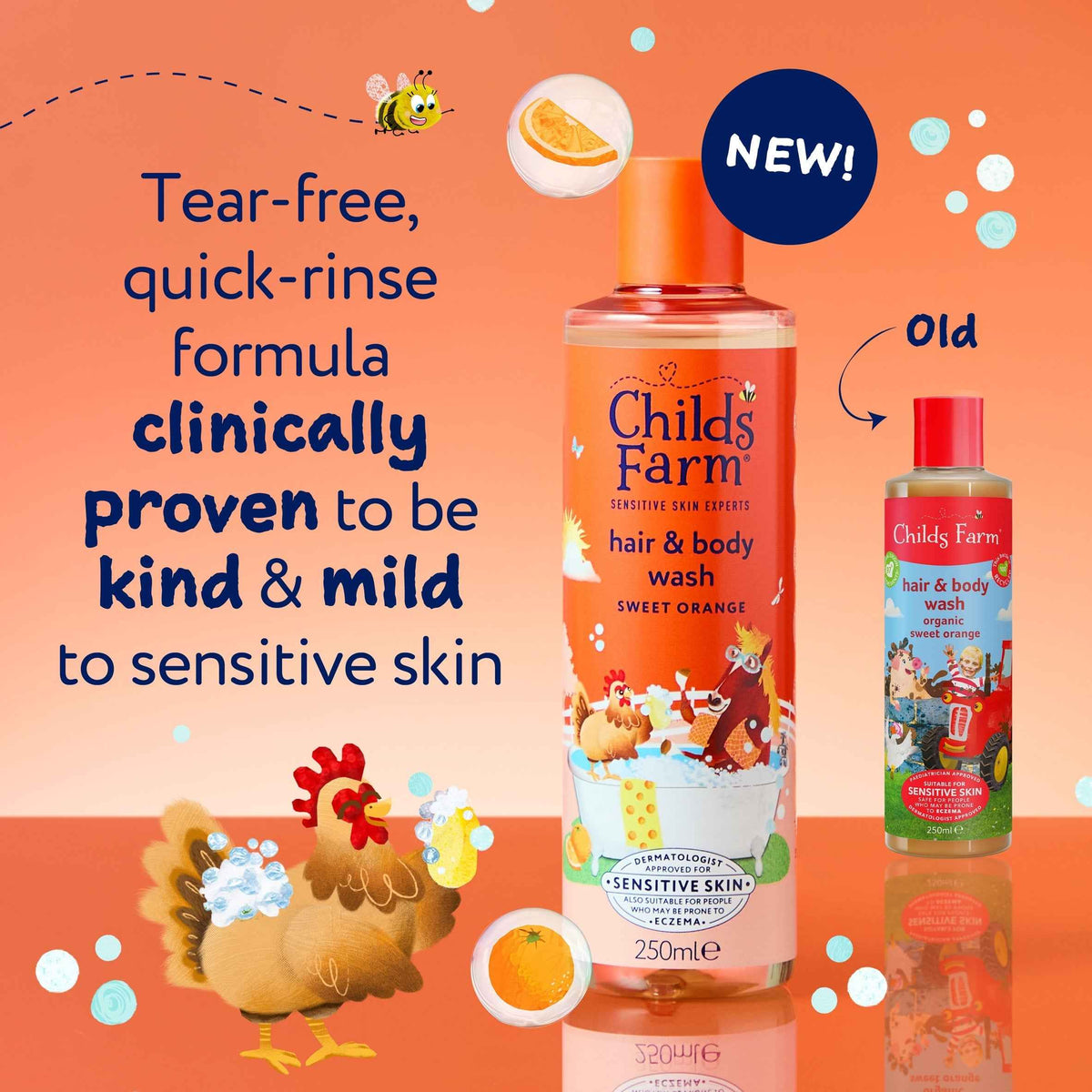 Hair & Body Wash - Sweet Orange by Childs Farm