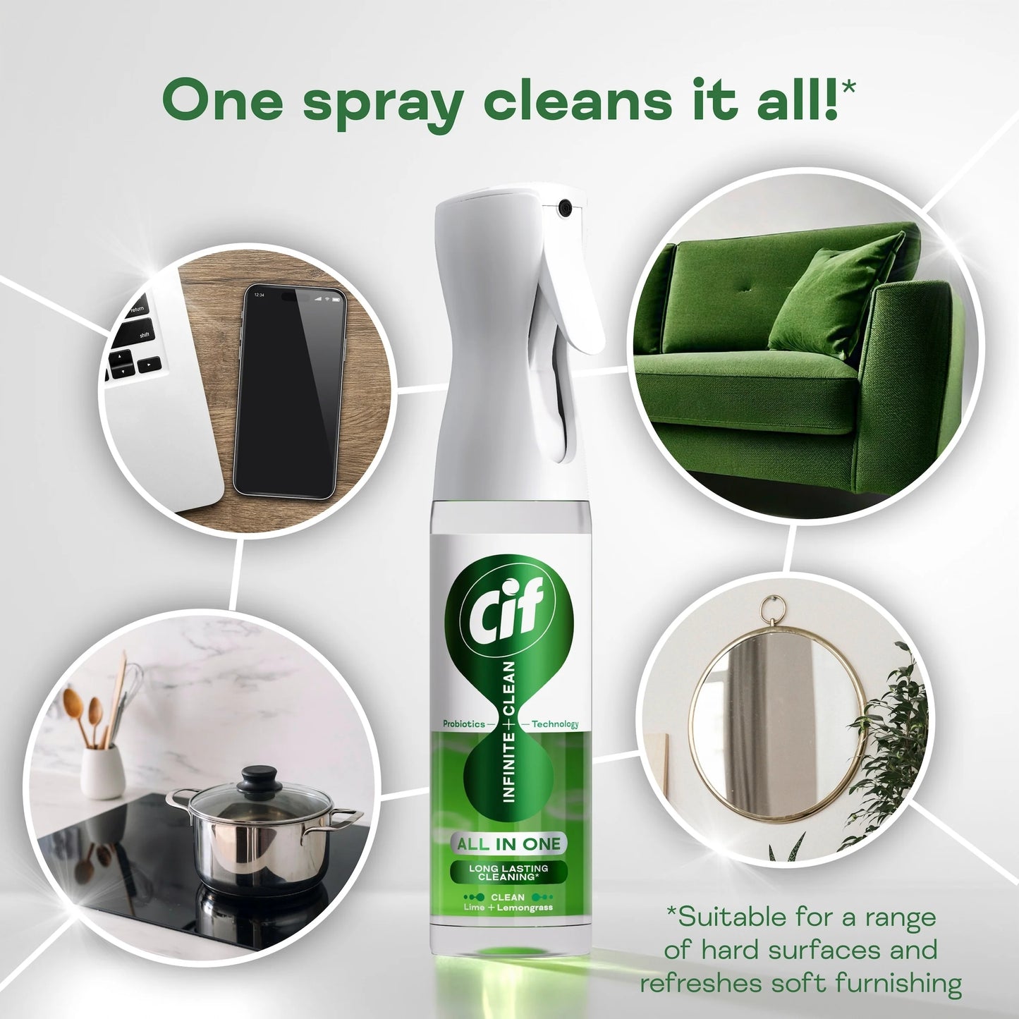 Infinite Clean All In One: Clean Lime And by CIF