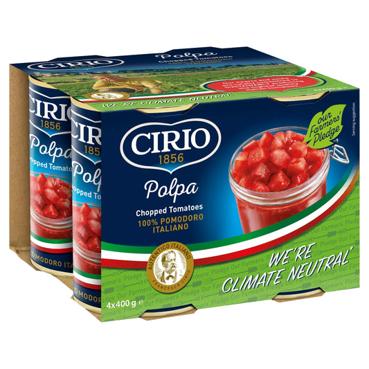 Chopped Tomatoes 4x400g by CIRIO