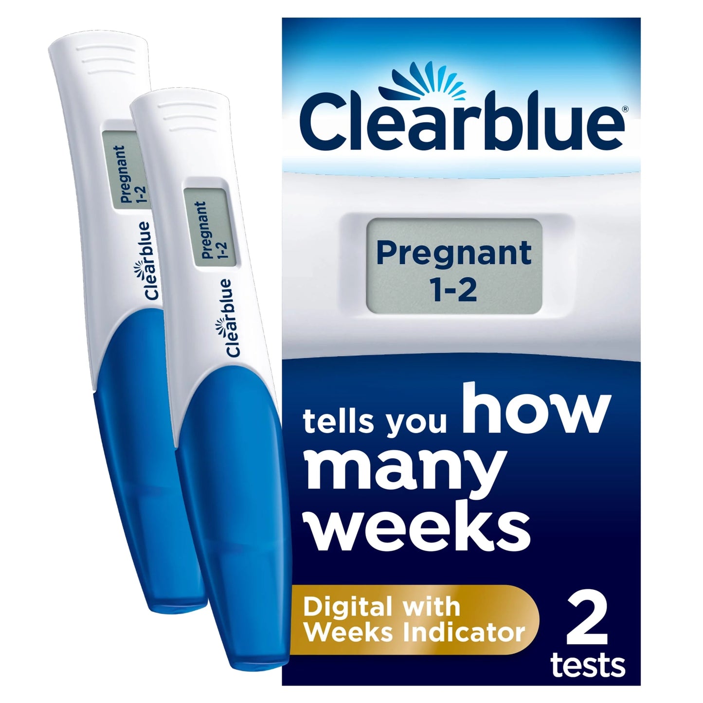 Digital Pregnancy Test With Weeks 2 by CLEARBLUE