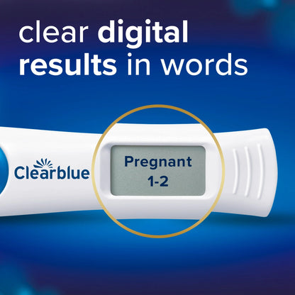 Digital Pregnancy Test With Weeks by CLEARBLUE