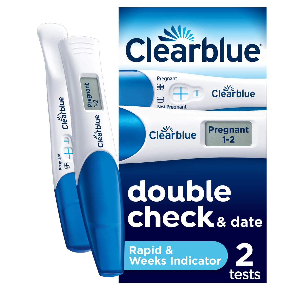 Double Check & Date Pregnancy Test by CLEARBLUE