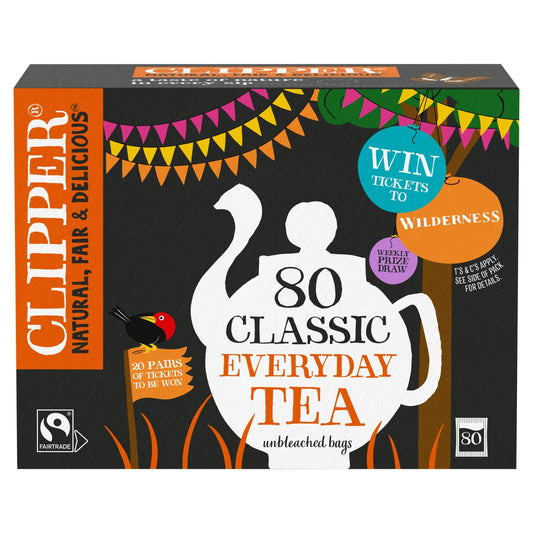 Clipper Classic Everyday Tea Bags 80pk 232g by CLIPPER TEAS