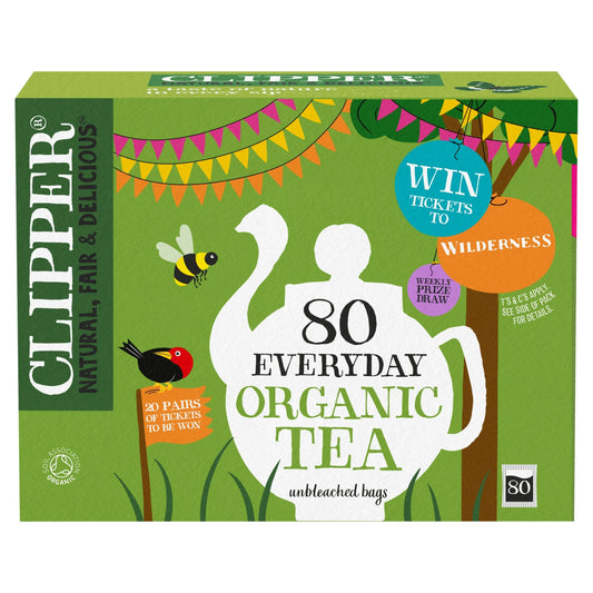 Clipper Organic Everyday Tea Bags 80pack 232g by CLIPPER TEAS