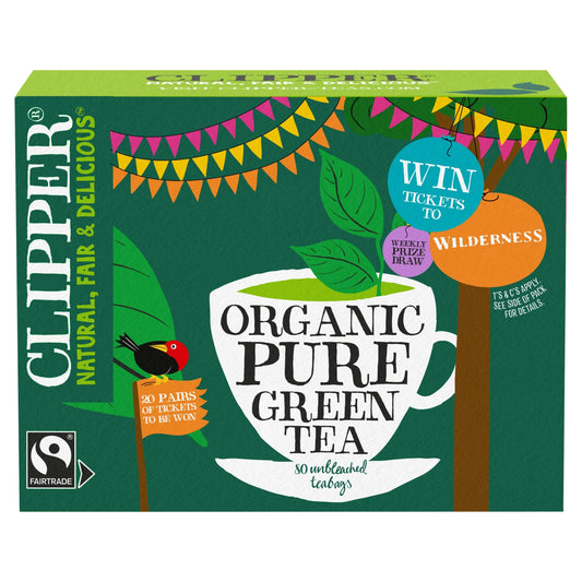 Clipper Organic Fairtrade Green Tea 80s by CLIPPER TEAS