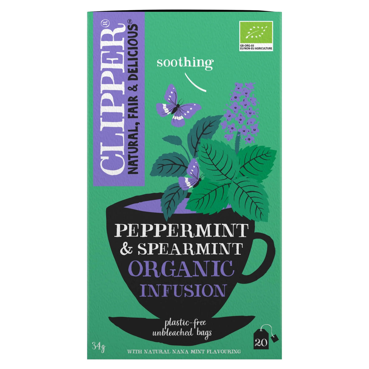Clipper Organic Infusion - Peppermint & by CLIPPER TEAS
