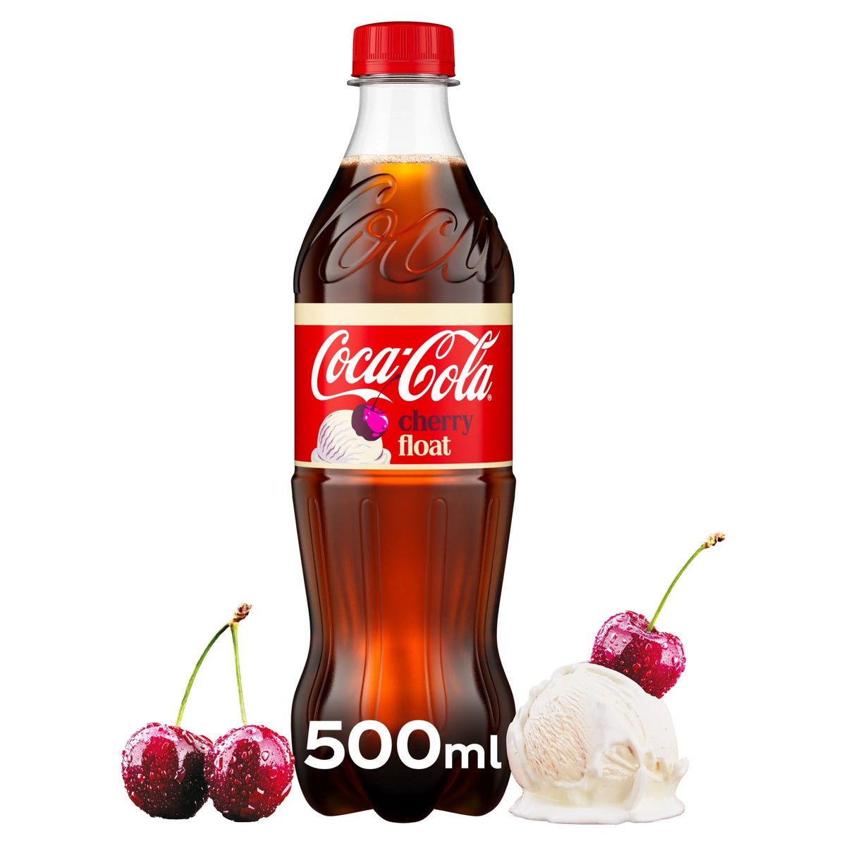 Cherry Float 500ml by Coca-Cola at The British Vault