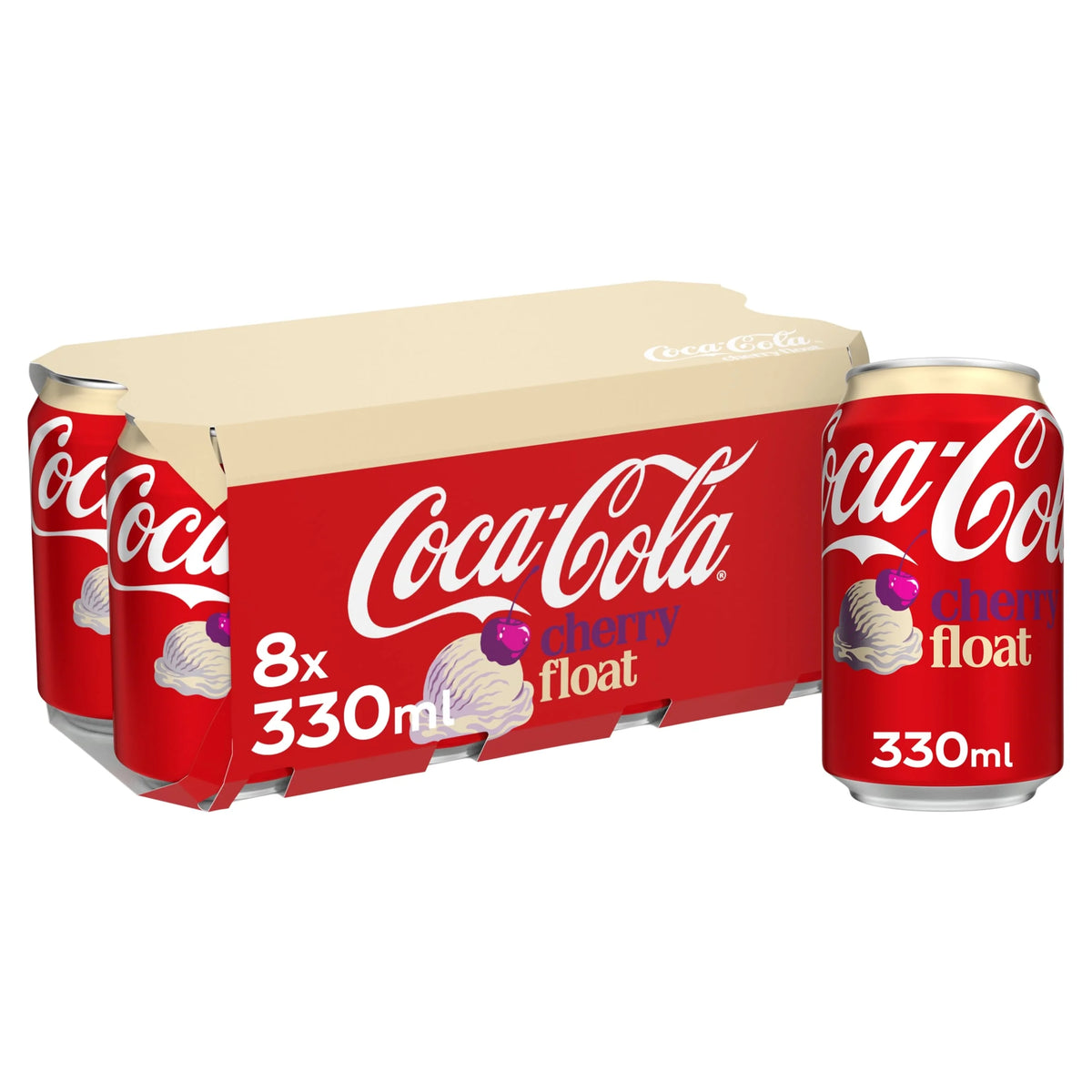 Cherry Float 8x330ml by Coca-Cola