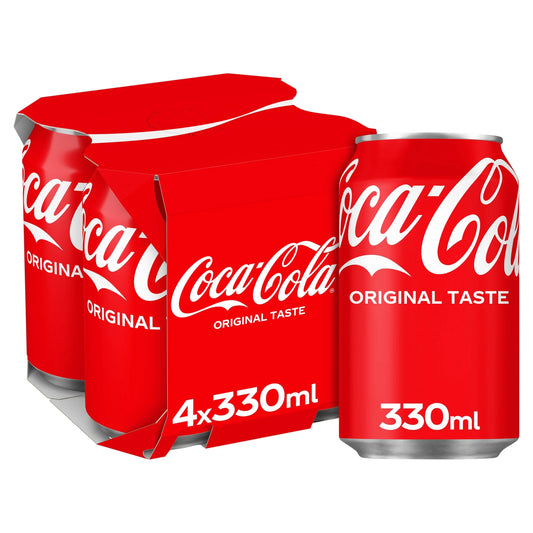Original Taste 4 X 330ml by Coca-Cola