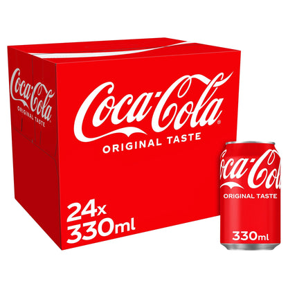Original Taste Soft Drink Cans 24 X by Coca-Cola