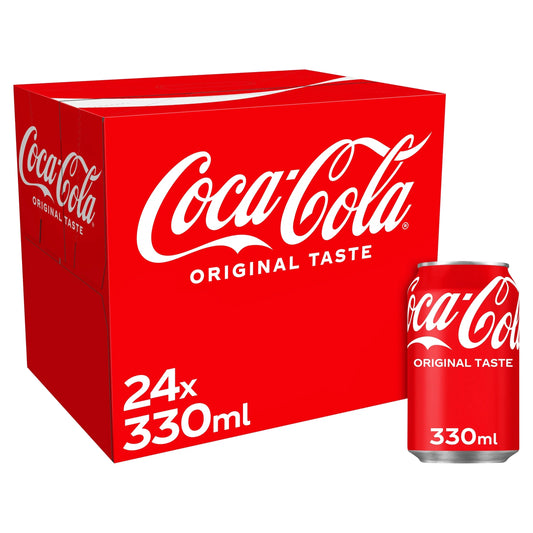 Original Taste Soft Drink Cans 24 X by Coca-Cola