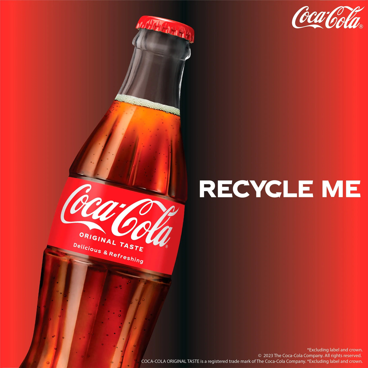 Original Taste Soft Drink Glass Bottles 4 X 250 Ml by Coca-Cola