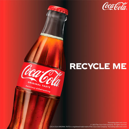 Original Taste Soft Drink Glass Bottles 4 X 250 Ml by Coca-Cola