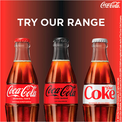 Original Taste Soft Drink Glass Bottles 4 X 250 Ml by Coca-Cola