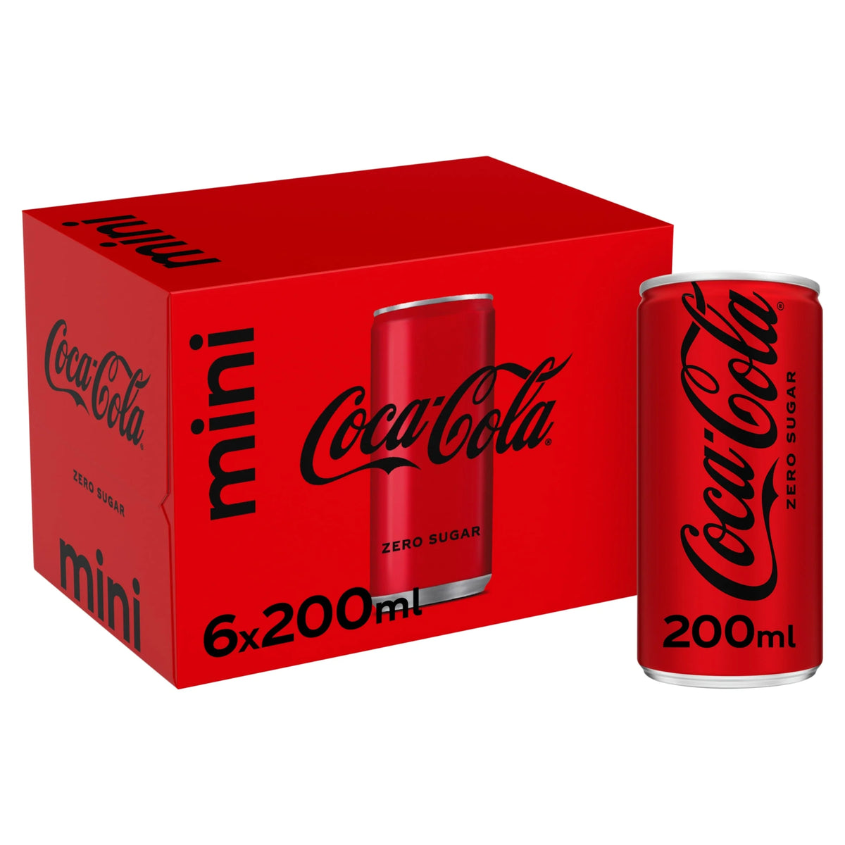 Zero Sugar 6x200ml by Coca-Cola