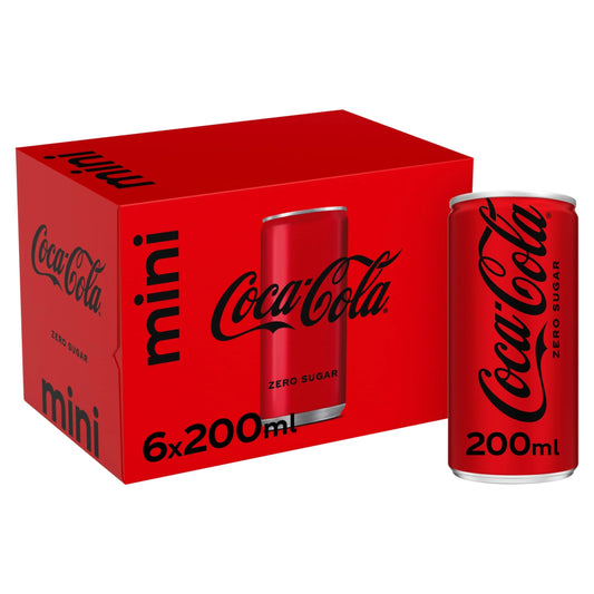 Zero Sugar 6x200ml by Coca-Cola