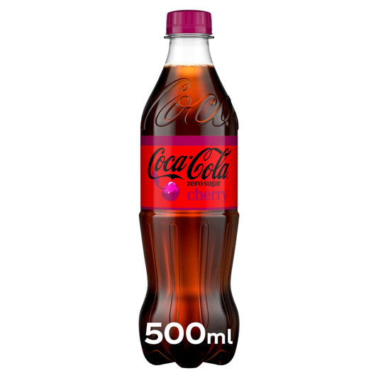 Zero Sugar Cherry 500ml by Coca-Cola
