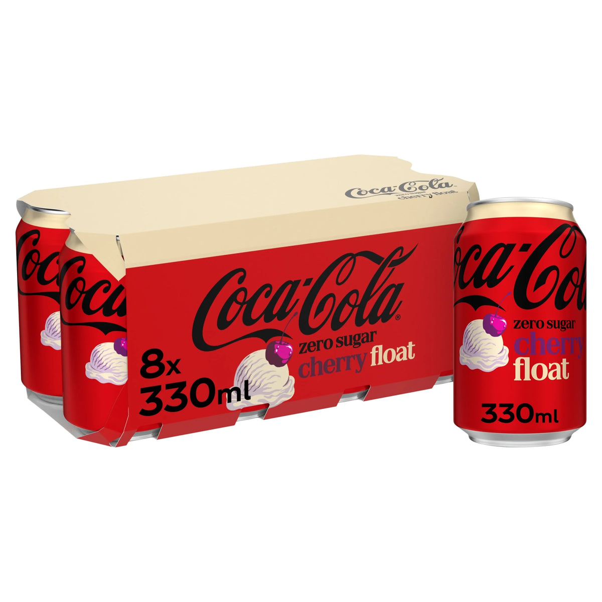 Zero Sugar Cherry Float Soft Drink by Coca-Cola