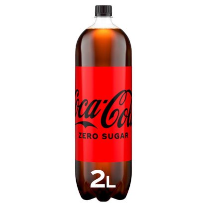 Zero Sugar Soft Drink Bottle 2l by Coca-Cola