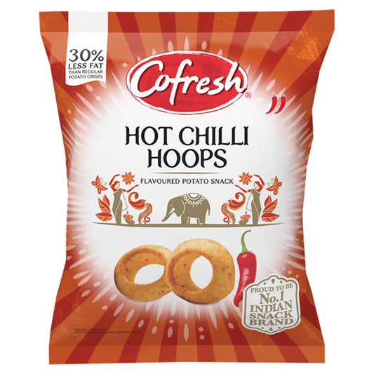 Hot Chilli Hoops Flavoured Potato by COFRESH