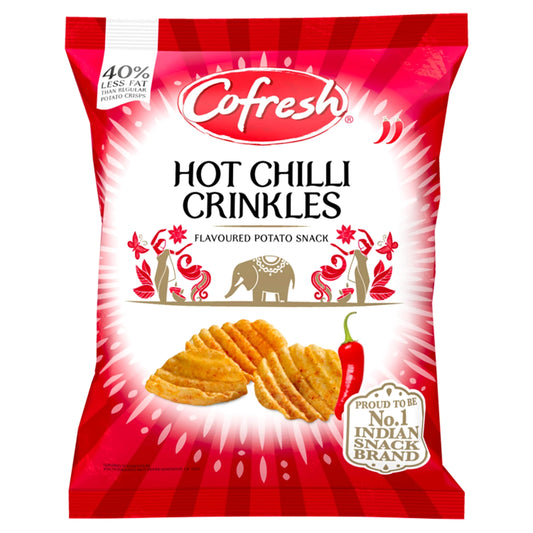 Hot Chilli Potato Crinkles 80g by COFRESH