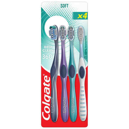 360 Deep Clean Soft Manual Toothbrush by Colgate
