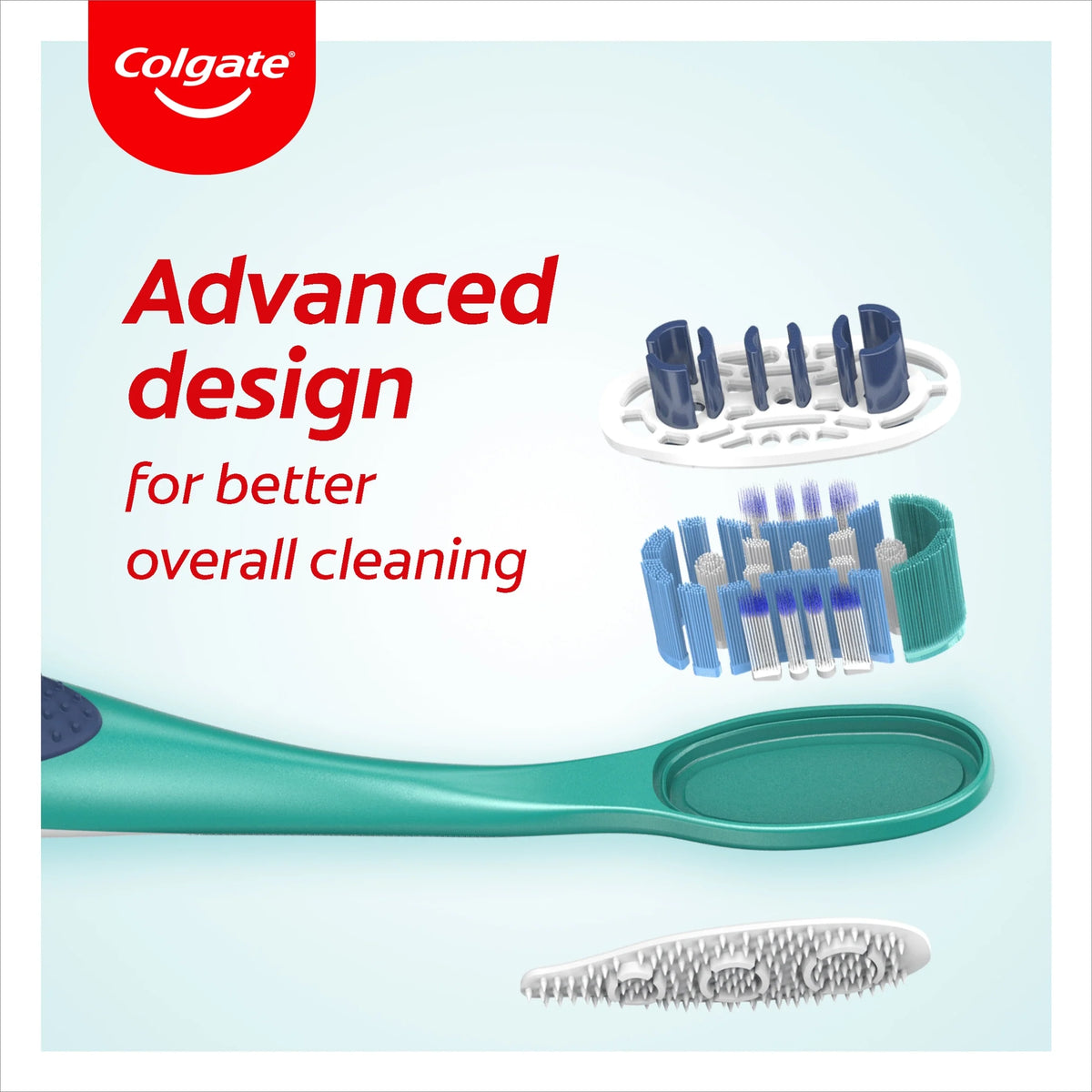 360 Deep Clean Soft Manual Toothbrush by Colgate