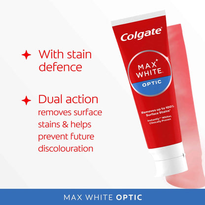 Max White One Optic Whitening Travel Toothpaste 20ml by Colgate