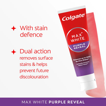 Max White Purple Reveal Whitening by Colgate