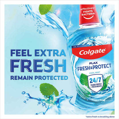 Plax Cool Mint Travel Mouthwash 100ml by Colgate