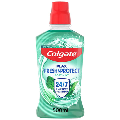 Plax Soft Mint Mouthwash Alcohol Free by Colgate