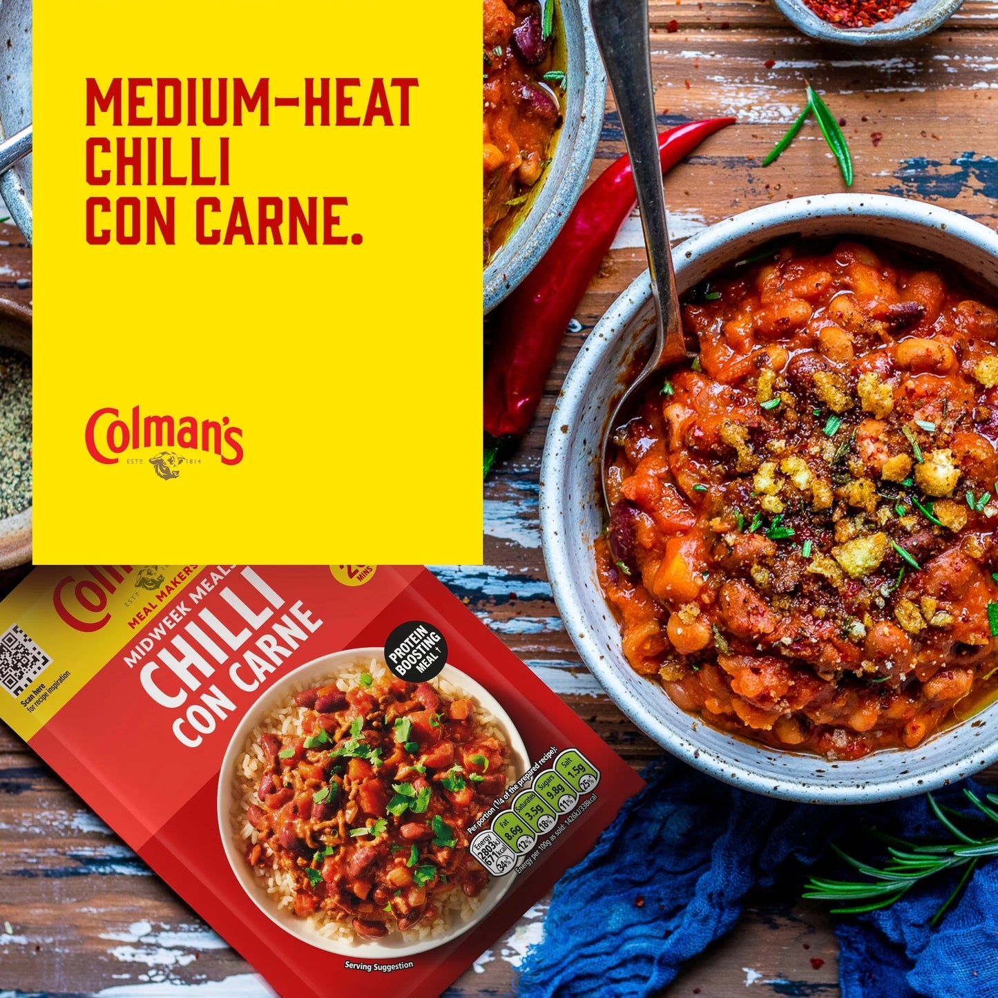Colman's Chilli Con Carne Recipe Mix 50g by COLMANS