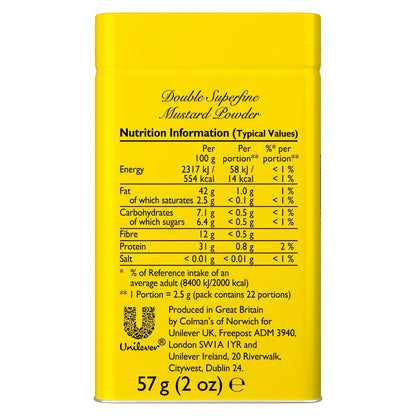 Colman's Original English Mustard Powder 57g by COLMANS