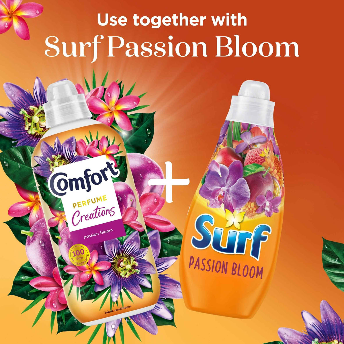 Creations Passion Bloom Fabric by COMFORT