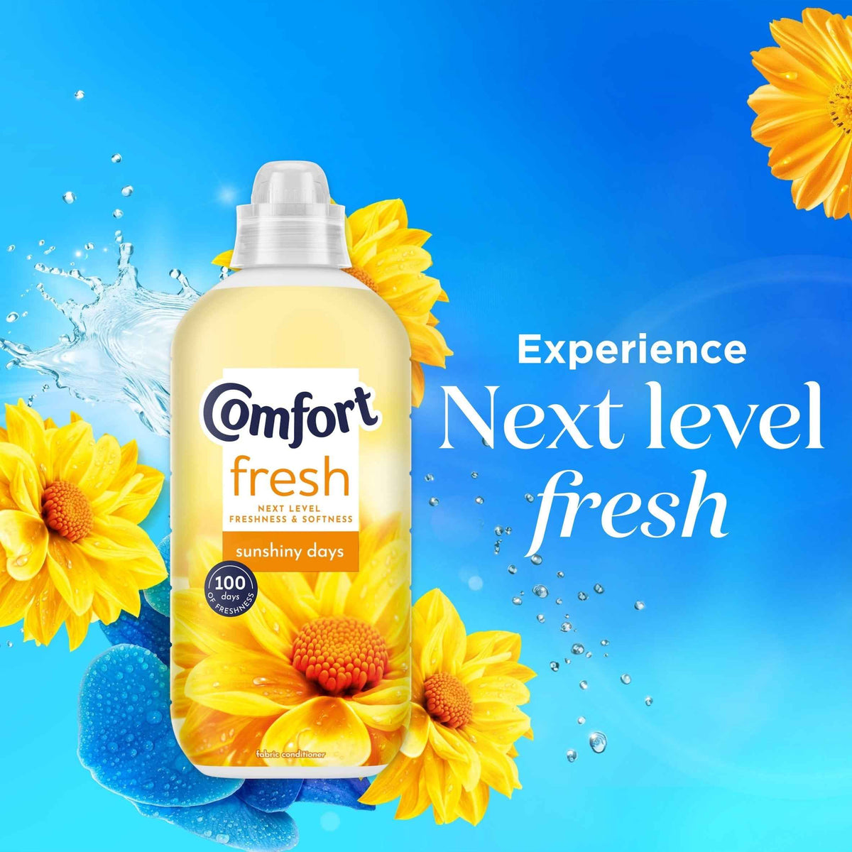 Fresh Fabric Conditioner Sunshiny Days 31 Washes 930ml by COMFORT