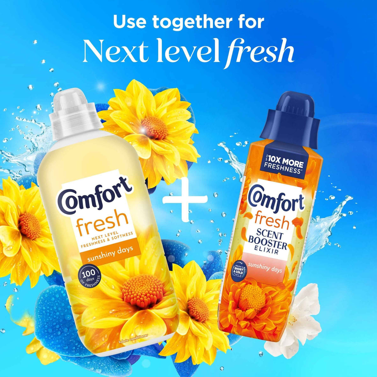 Fresh Fabric Conditioner Sunshiny Days 31 Washes 930ml by COMFORT