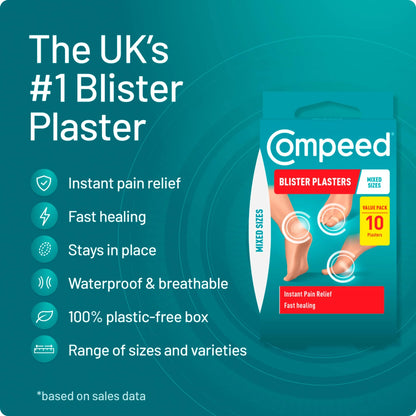 Blister Plasters Mixed X10 by COMPEED