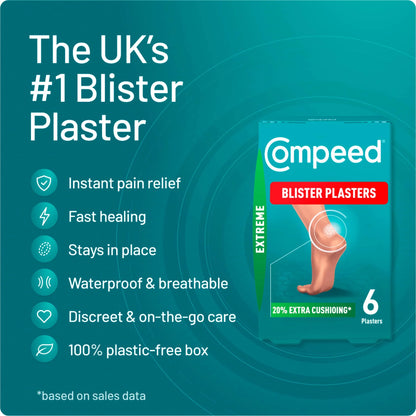Extreme Blister Plasters 6s by COMPEED