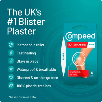Medium Blister Plasters 6s by COMPEED