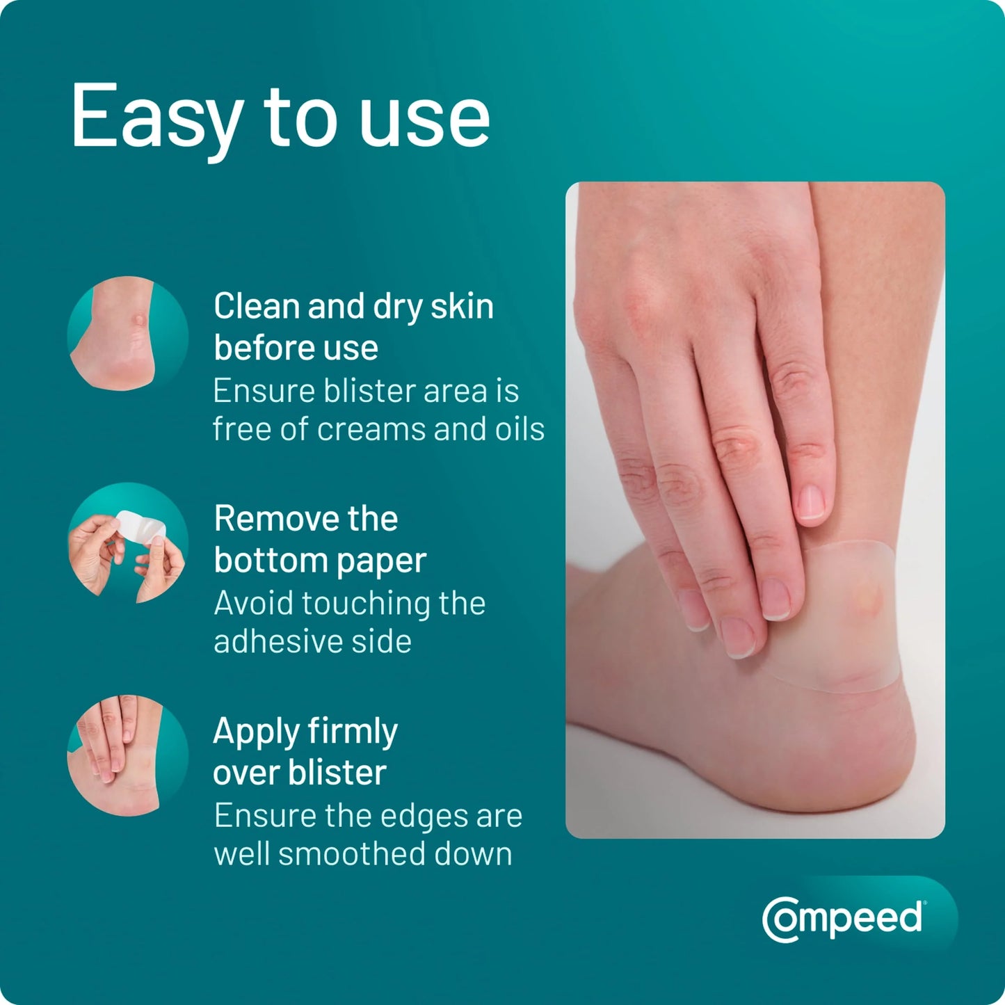 Medium Blister Plasters 6s by COMPEED