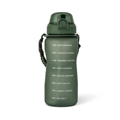 Green Combat Water Bottle 1.5l by CORE KITCHEN